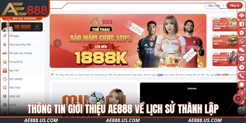 Thông tin giới thiệu AE888 về lịch sử thành lập