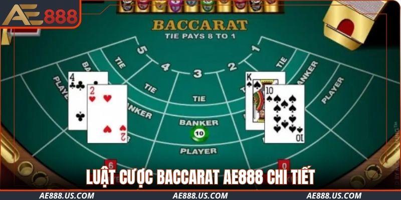 Luật cược Baccarat AE888 chi tiết
