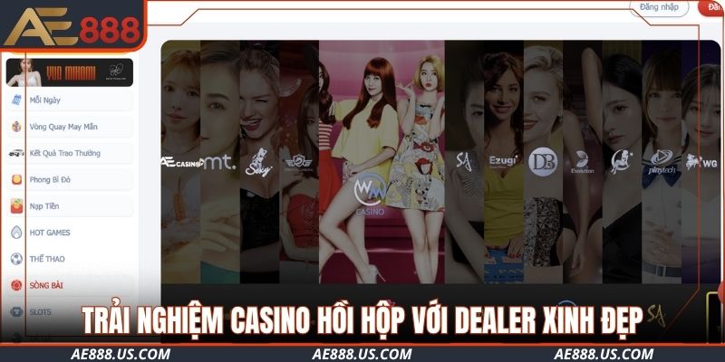 Trải nghiệm Casino hồi hộp với dealer xinh đẹp